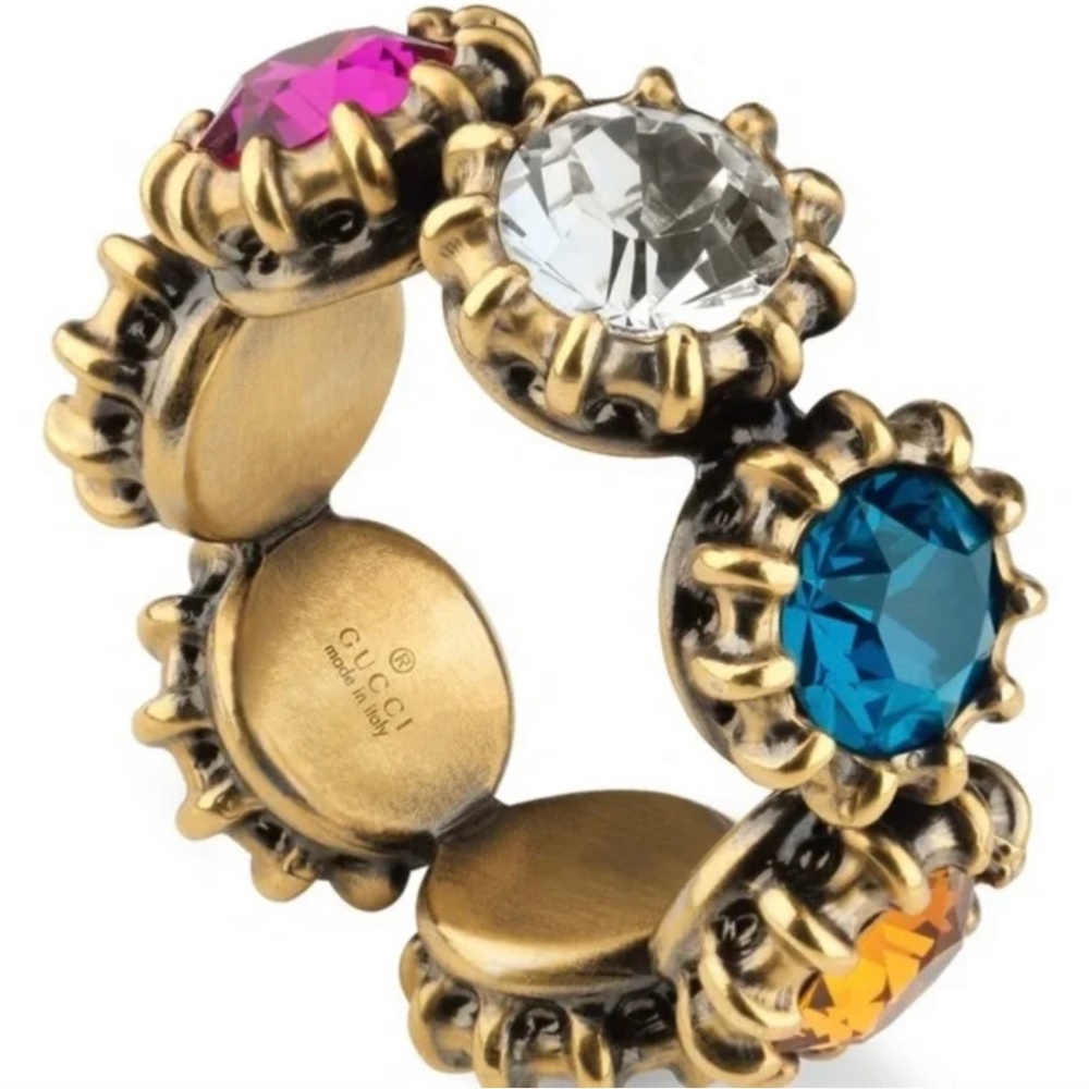 Crystal Gucci Ring